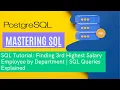 SQL Tutorial Finding 3rd Highest Salary Employee by Department SQL Queries Explained