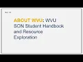 About WVU Lecture FIN