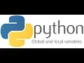 Python global and local variables