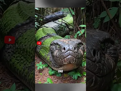 Kalamirah: Ular Berkepala Dua Penjaga Hutan Kalimantan” 🐍#ularberkepaladua #kalimantan #shorts