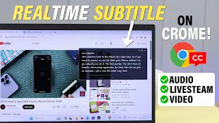 How to Turn ON Live Captions on Google Chrome Enable Use in Windows