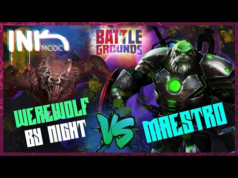 Download MP3 Werewolf By Night VS Maestro in Battlegrounds-Marvel Contest of Champions!