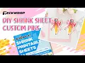How To Make Printable Custom Pins Using Shrink Sheet