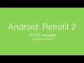How to send POST request using Retrofit 2