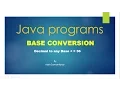 Convert a Decimal integer to any Base less then or equal to 36