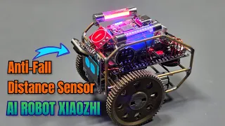DIY AI Xiaozhi Wire Robot - Part 2 | Adding TOF050C VL6180 Anti-Fall Distance Sensor