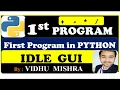 Python for Beginners IDLE Class IX X How to Calculate the Sum of two Numbers By Vidhu Mishra