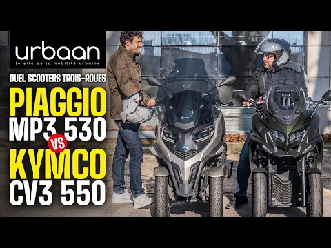 Download MP3 Duel Kymco CV3 vs Piaggio MP3 530 - 2023 - urbaanews