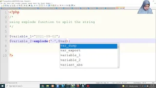 Spliting strings using PHP explode function