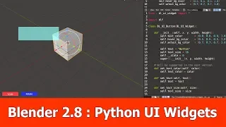 Blender 2 8 Python Addon for UI Widgets