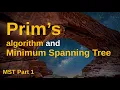 Prim s Algorithm Minimum Spanning Tree Graph Algorithm MST Part 1
