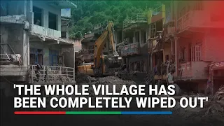 'Completely wiped out': Nepal flood victim digs through ruins of family home | ABS-CBN News