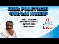 HOW TO SWAP TWO NUMBER WITHOUT USING THIRD VARIABLE JAVA Example Tamil Software