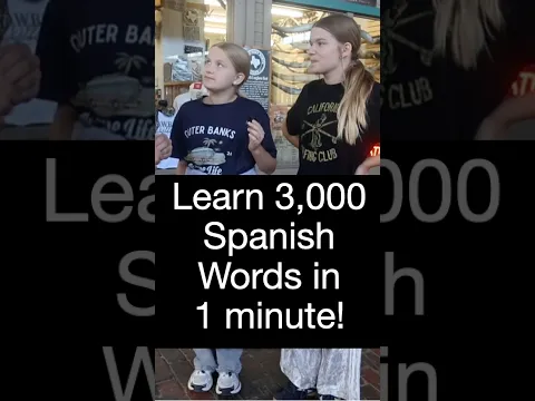 Learn 3000 Spanish Words in Minutes!
