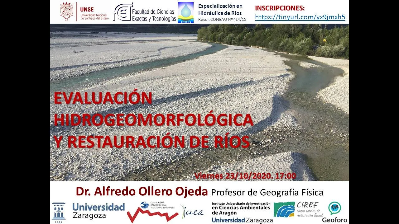 Hidro-morfología Fluvial y Restauración de Ríos