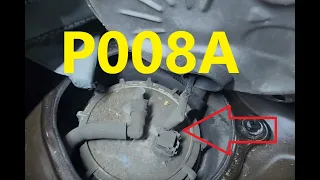 Causes and Fixes P008A Code Low Pressure Fuel System Pressure - Too Low