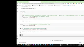2 Python Google Colab If statement elif and else
