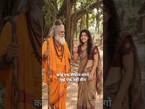 Babaโs 3 Boons ๐ฑ Bahu Gets 1ร, Saasu Gets 10ร! ๐ #shorts #Viral #AI #comedy