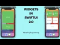 How to create widgets in SwiftUI SwiftUI2 0 Widgets for IOS