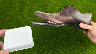 The Veteran Shoemaker S Secret Fix Any Shoes With Just Styrofoam 