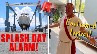 SPLASH DAY ALARM! 🚨 Overheat Warning on the Hydraulic System & a Costumed Check-In!