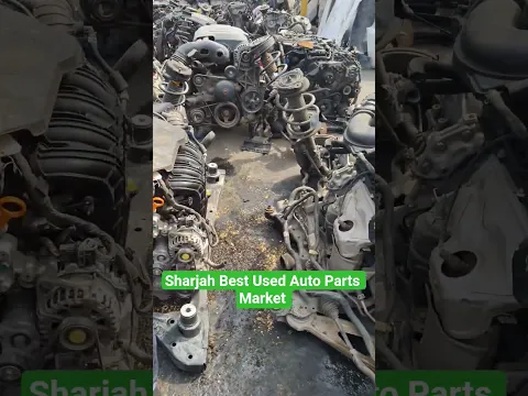 sharjah best used spare parts market #shorts #automobile #youtubeshorts #viral #autoparts