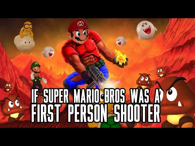 The Super 1-1 Challenge - If Super Mario Bros Was An FPS