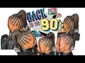 90 s Inspired Feed In Ponytail I Braided Her Hair With Edge Control