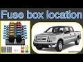 The fuse box location on a 2011 Ford F-150