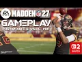 EA Sports Madden NFL 27 Gameplay Nintendo Switch 2