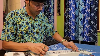 dil hoom hoom kare instrumental hawaiianlapsteelelectricguitar by pramit das film rudaali