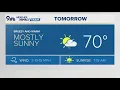 Latest Forecast Warm dry week ahead