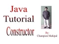 Learn Java Tutorial 13 Constructor with example