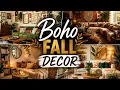 Warm Cozy Boho Fall Living Room Decor Ideas 2026