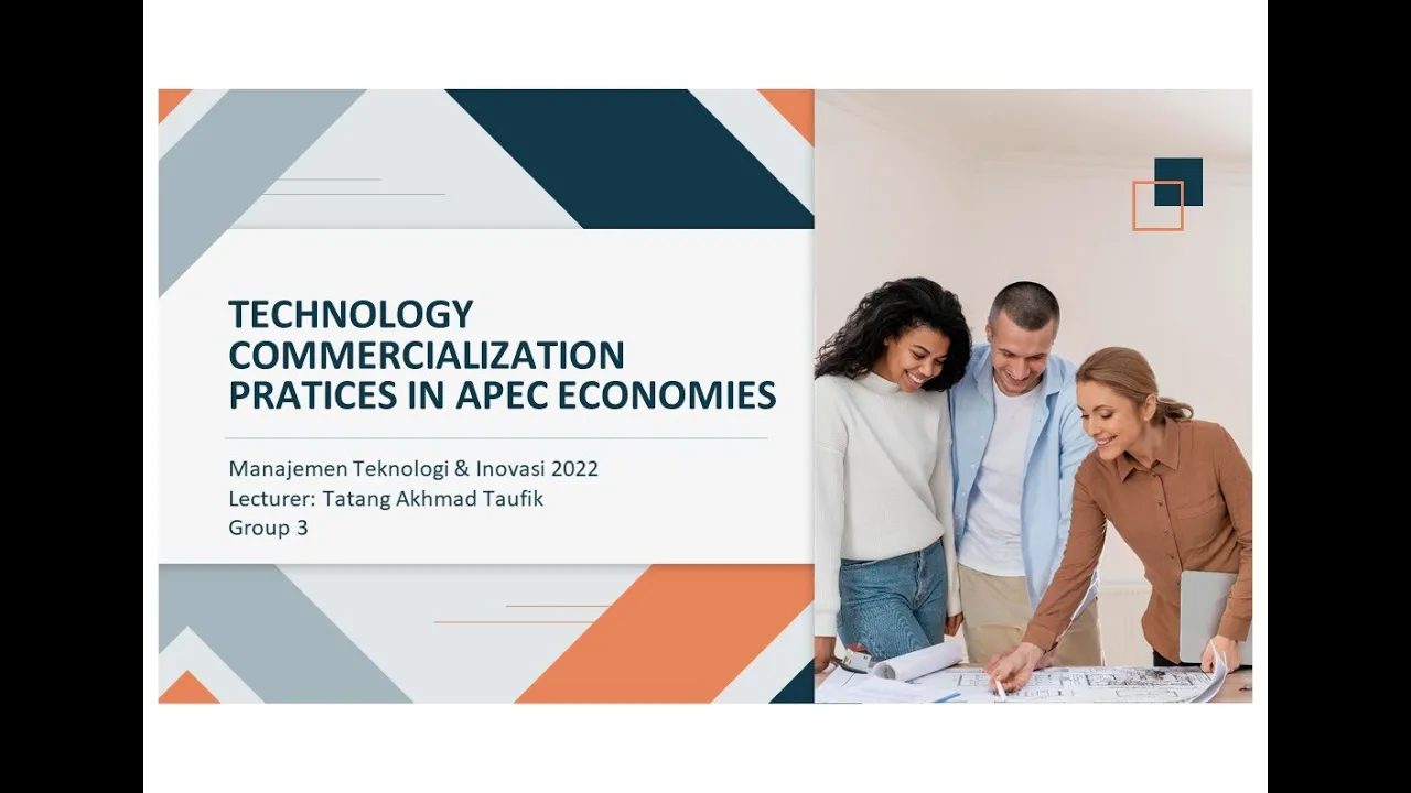 Chapter 5 – 9 in Handbook on Technology Commercialization Practices in APEC Economies