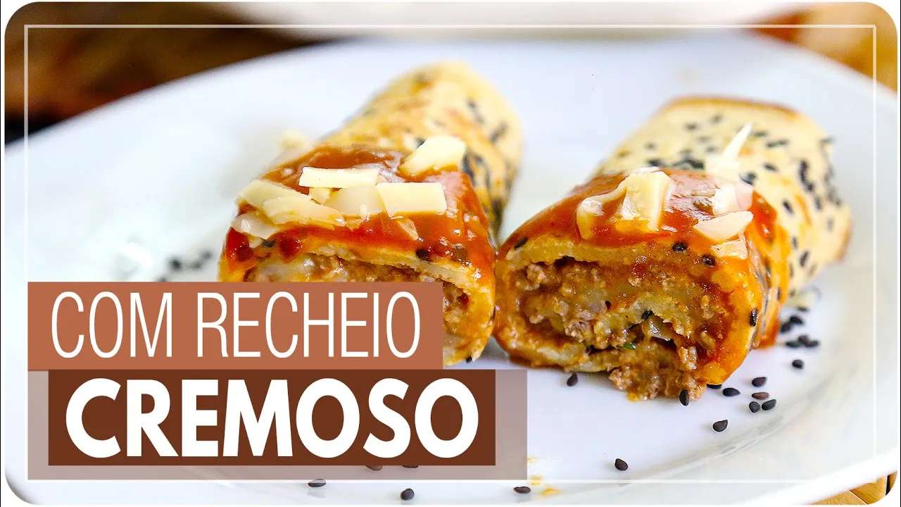 PANQUECA COM RECHEIO CREMOSO deliciosa!!! | Mamãe Vida Saudável #322