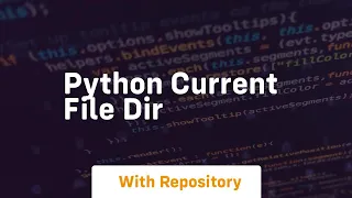 python current file dir