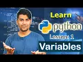 Chapter 1 - Variables