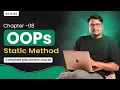 Lecture 8 - Static Method in Java Definition Use Example Program
