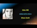 CALL ME - ELIANE ELIAS - LYRICS (HQ)