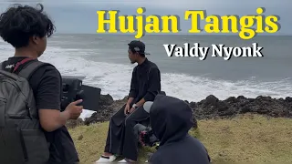 valdy nyonk proses pembuatan video klip hujan tangis 