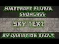 Sky Text Write in blocks in the sky Minecraft Bukkit Plugin