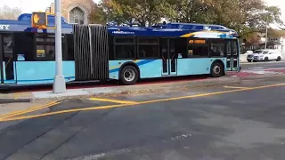 FIRST DAY MTA SELECT BUS SERVICE ON WOODHAVEN BLVD WITH 2017 NEW FLYER XD60 BUSES