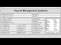 Overview of Advanced Payroll Management System in Python