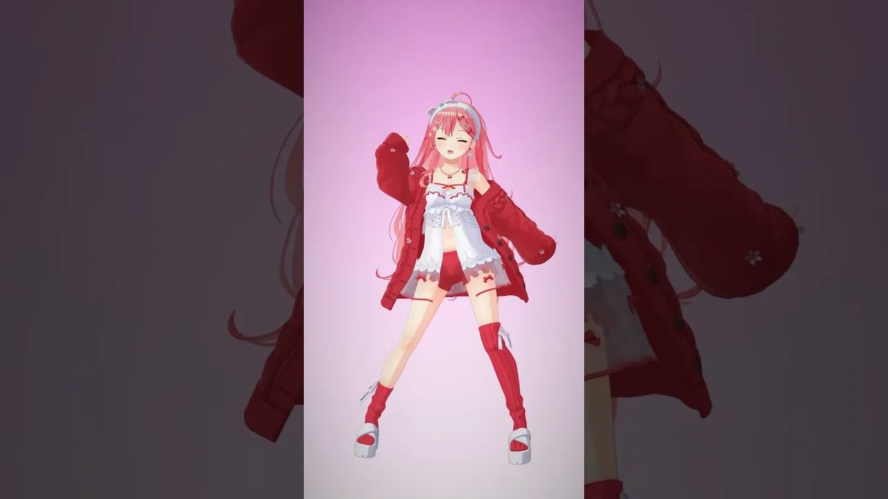 無限ループしたくなっちゃうコンココンコン?#轟はじめ #さくらみこ #shorts