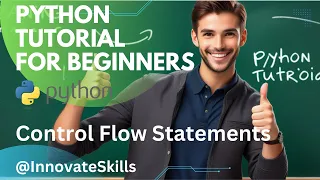 Learning Python Tutorial - Control Flow If else elif