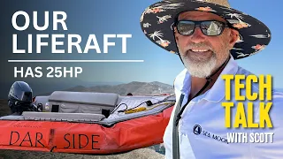 Our tender is also our life raft – Ocean Craft aluminium tender