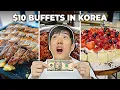I Went to the CHEAPEST Buffets in Korea