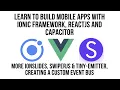 More Slides Using Ionic VueJS SwiperJS and Tiny-Emitter Creating A Custom Event-Bus