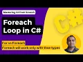 42 Foreach Loop in C C Tutorial for Beginners